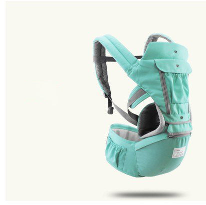 AIEBAO Ergonomic Baby Carrier Infant Kid Baby Hipseat Sling Front Facing Kangaroo Baby Wrap Carrier for Baby Travel 0-18 Months